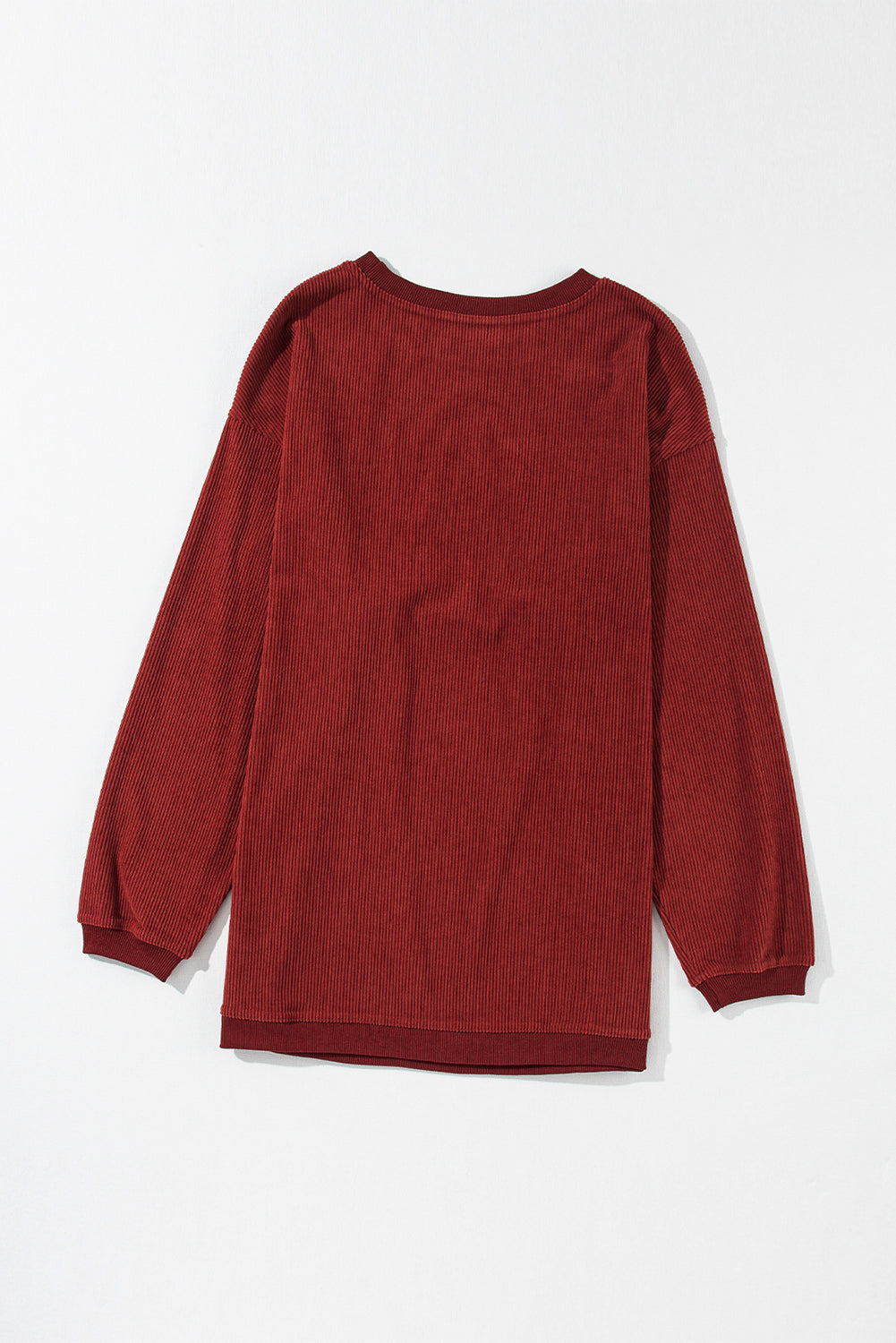 Cozy Me Up Ribbed Oversized Sweatshirt