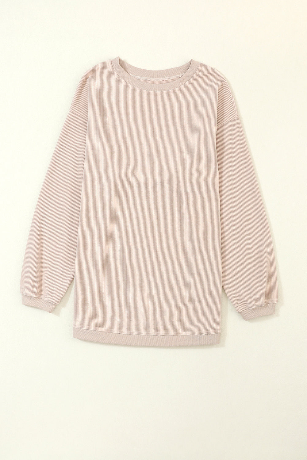Cozy Me Up Ribbed Oversized Sweatshirt