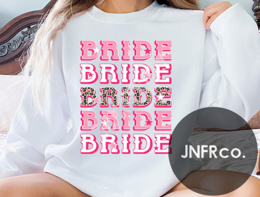 Bride Leopard Crewneck Sweatshirt