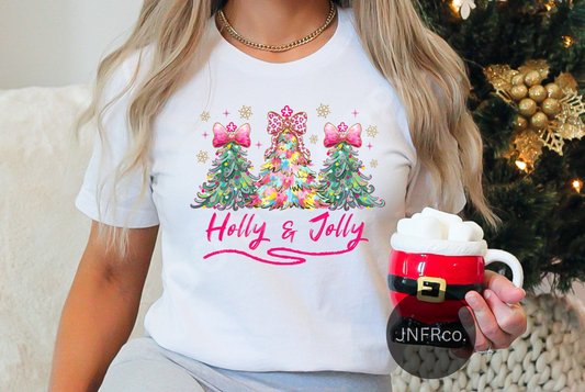 Coquette Christmas Tree Trio - DTF Transfer