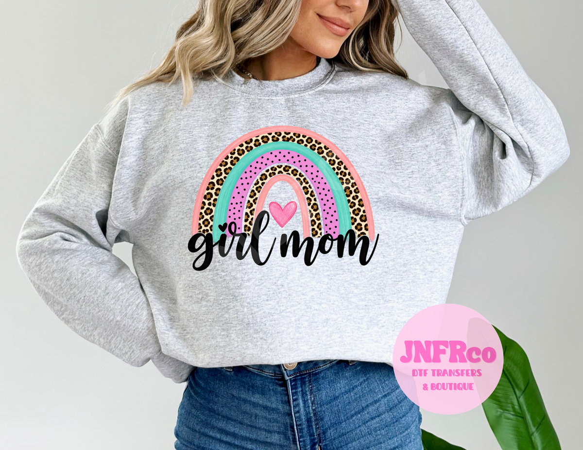 Girl Mom Rainbow - DTF Transfer
