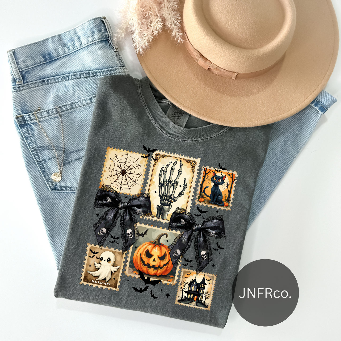 Halloween Coquette Stamps Comfort Colors T-Shirt