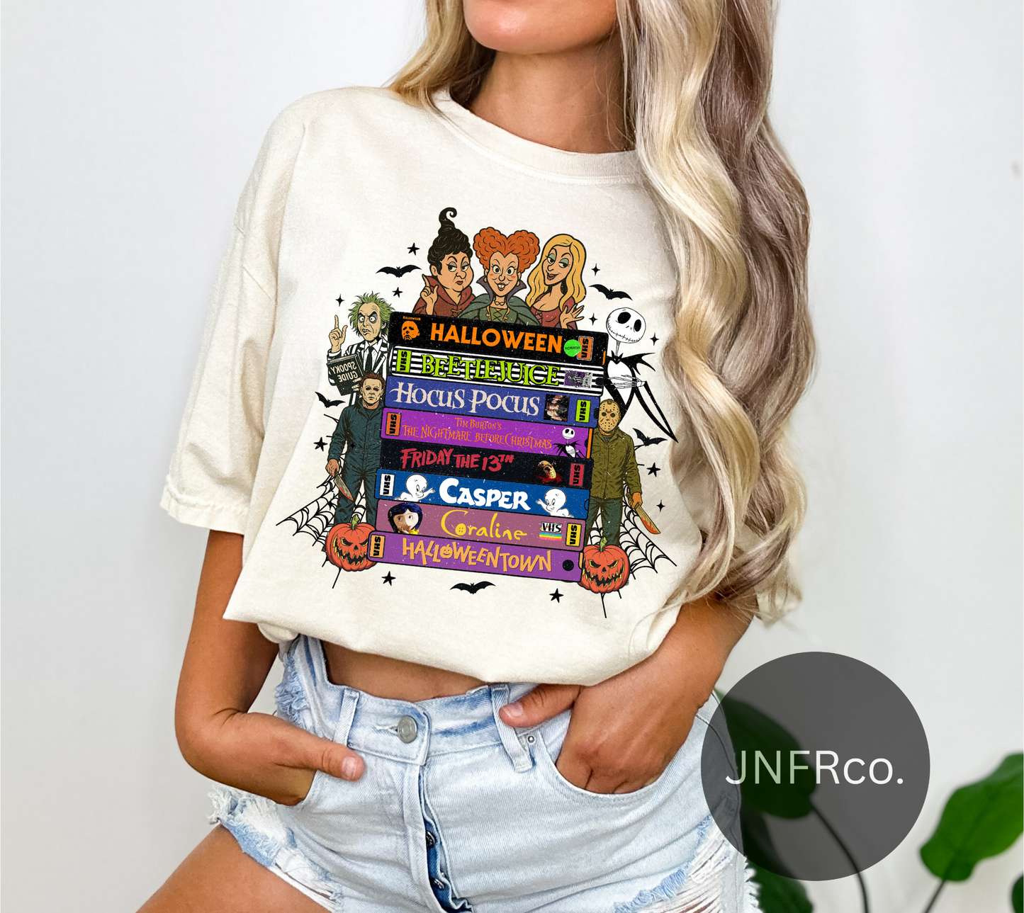 Halloween Retro Vintage VHS Comfort Colors T-Shirt