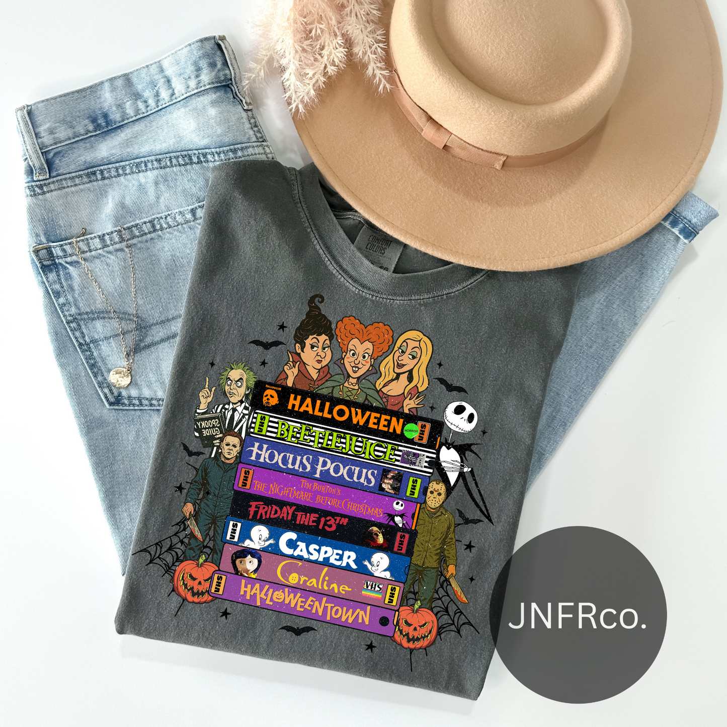 Halloween Retro Vintage VHS Comfort Colors T-Shirt