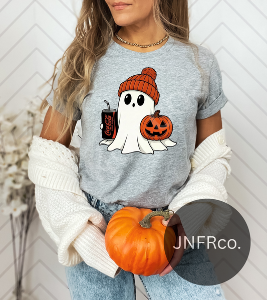 Halloween Soda Pop C Zero Sugar Ghost T-Shirt