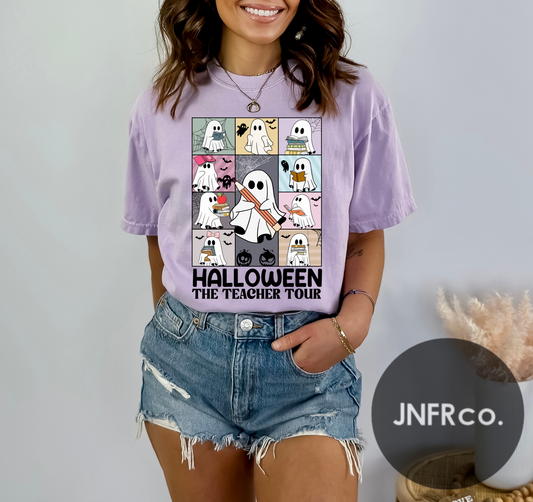 Halloween The Teacher Tour Comfort Colors T-Shirt