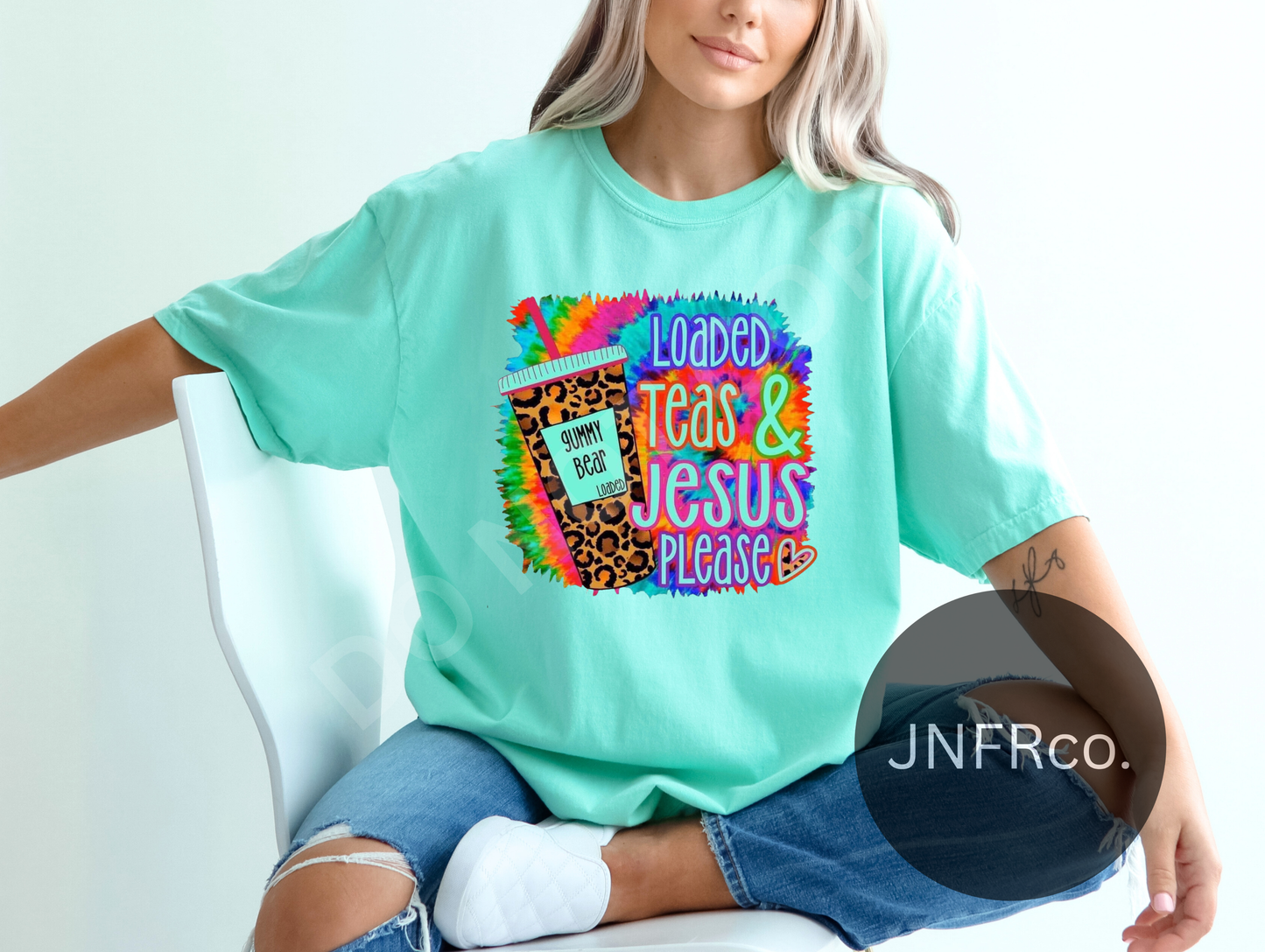 Loaded Teas & Jesus Please - DTF Transfer