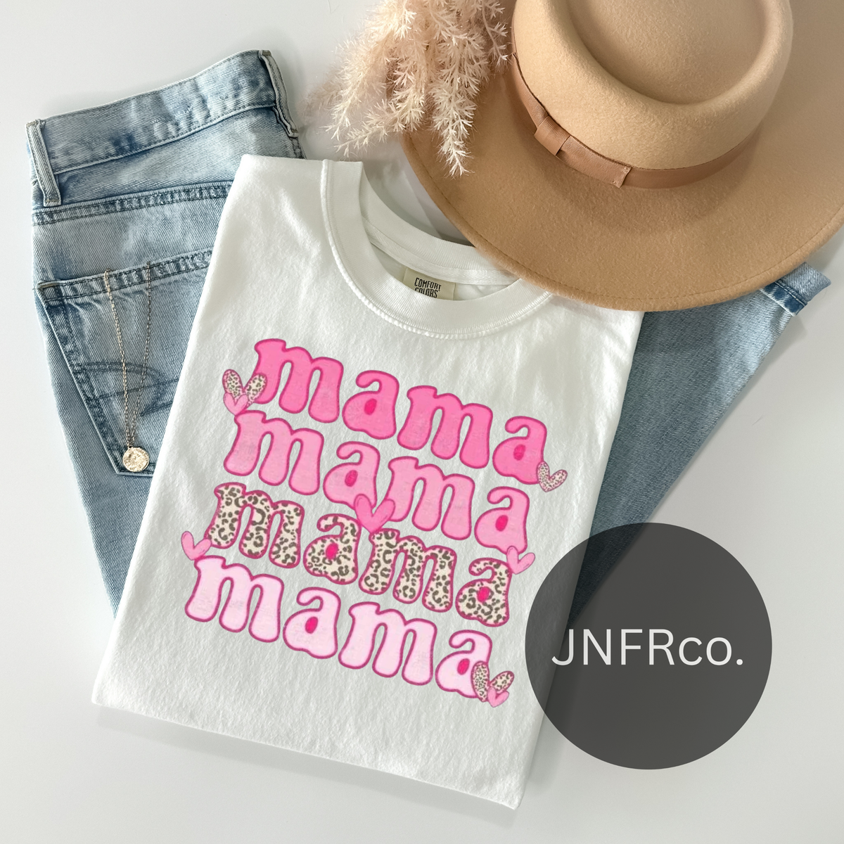 Mama List Cheetah Pink - DTF Transfer