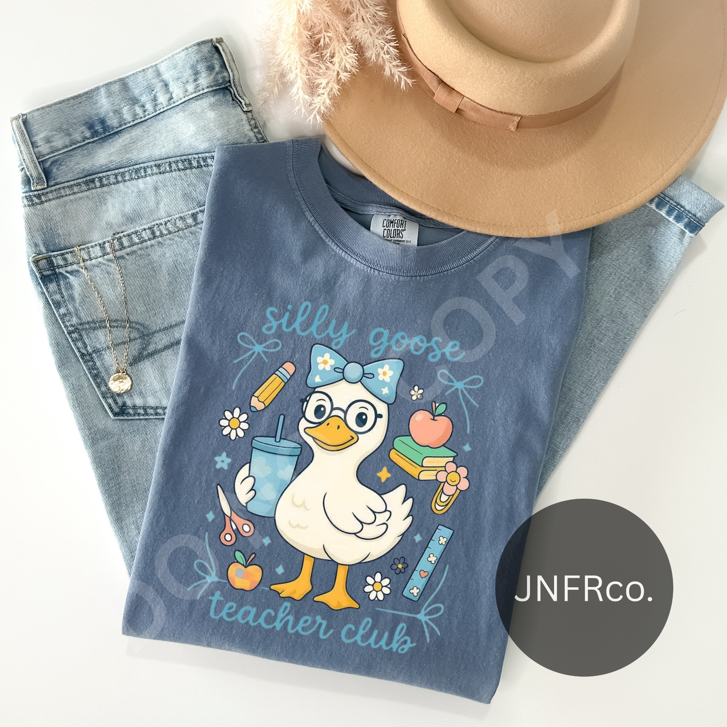 Silly Goose Teacher Club Blue - DTF Transfer