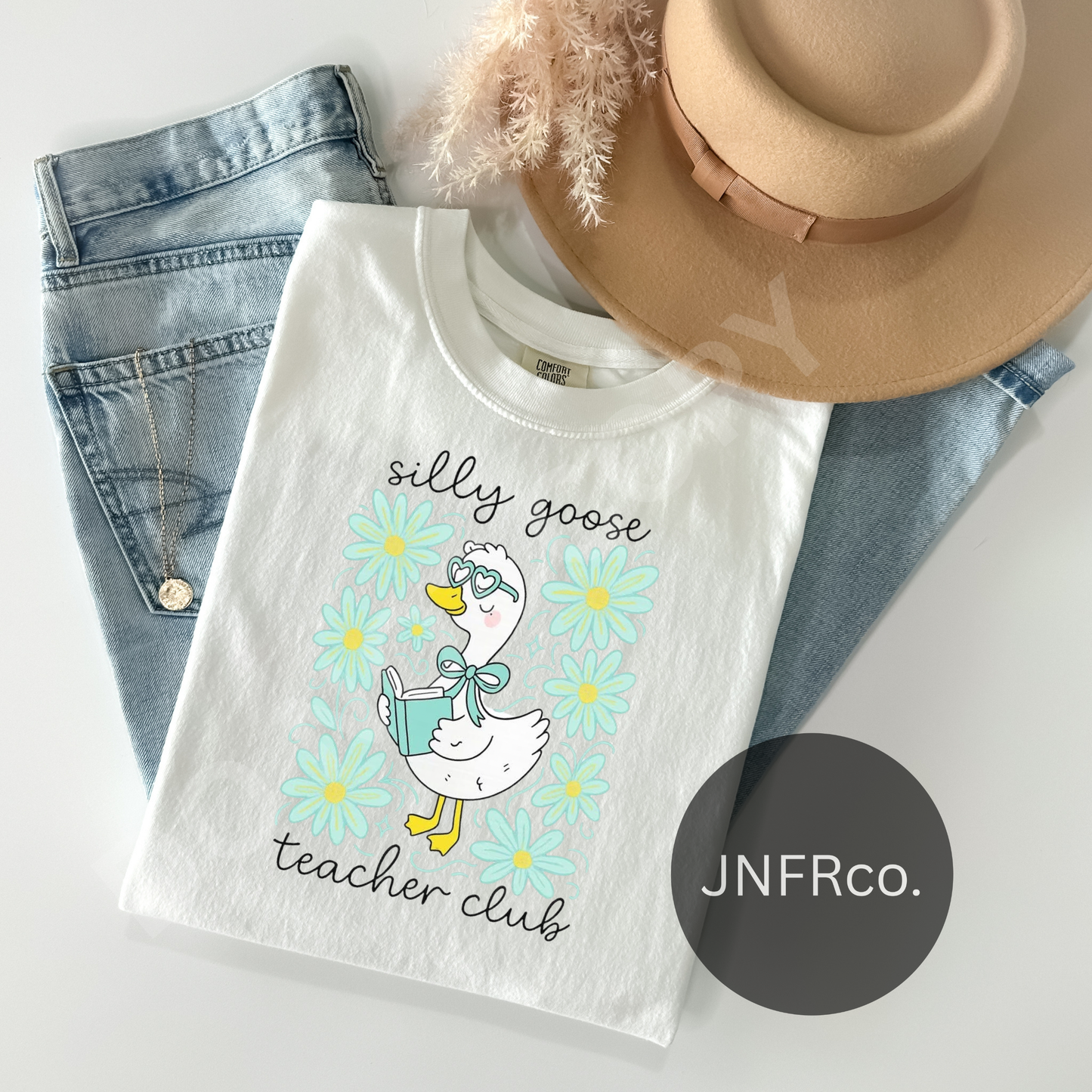 Silly Goose Teacher Club Aqua - DTF Transfer