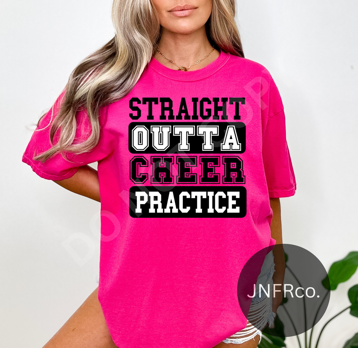 Straight Outta Cheer Practice - DTF Transfer