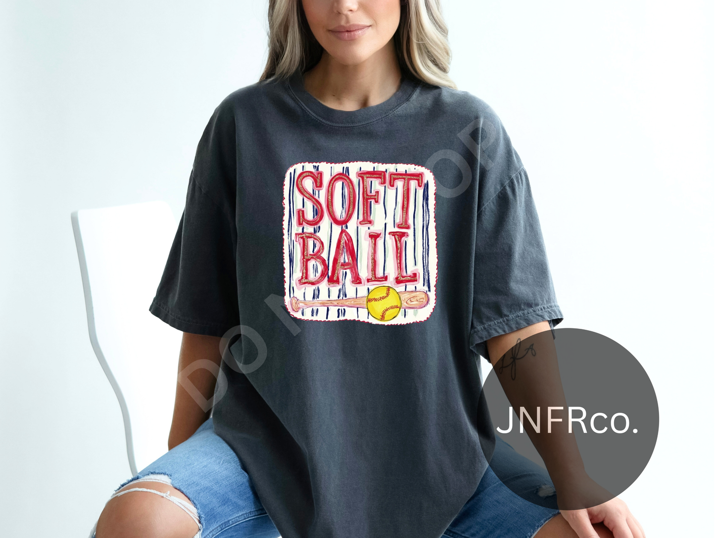 Softball Pinstripes - DTF Transfer