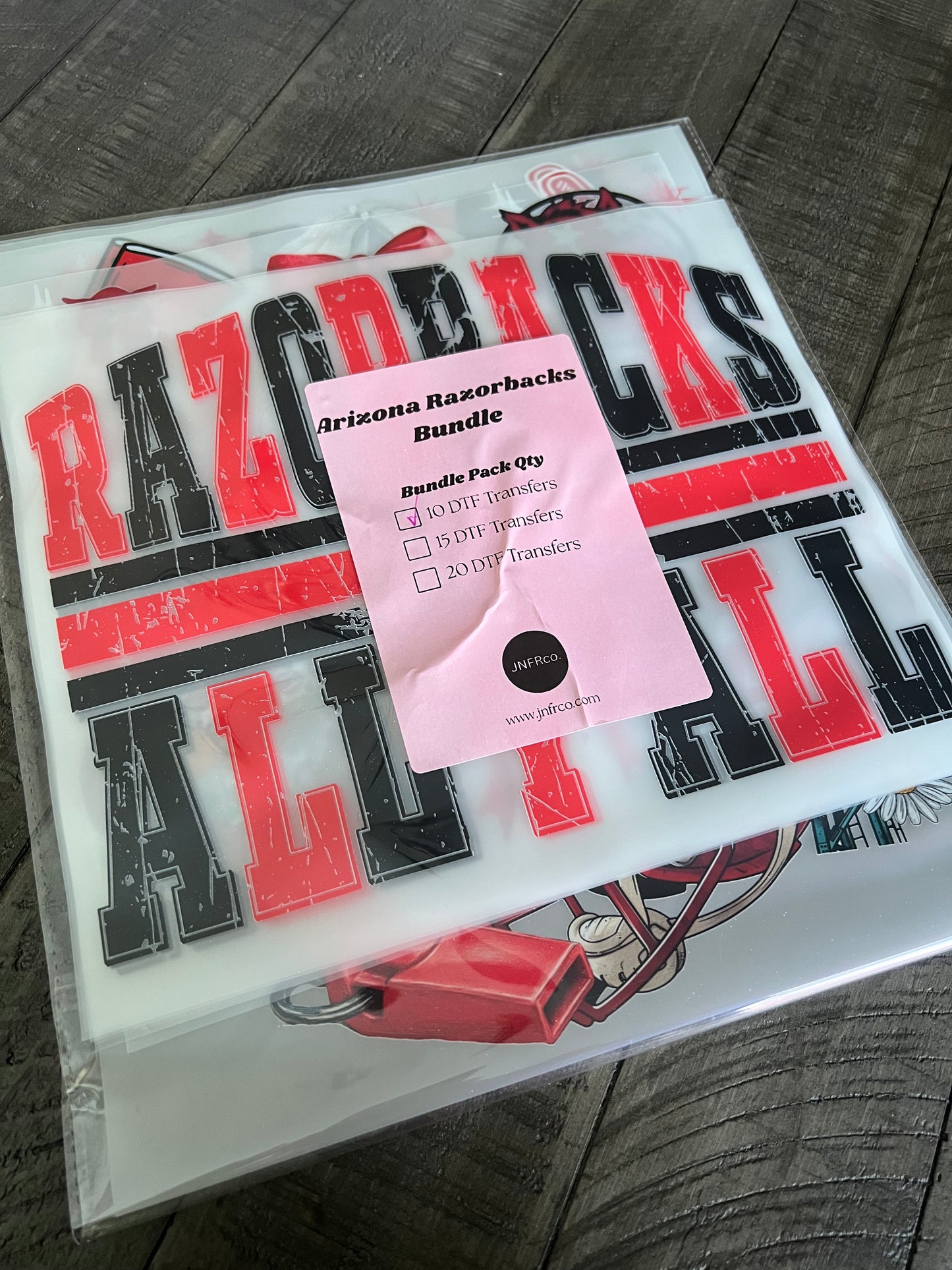 Arkansas Razorbacks Bundle - DTF Transfers