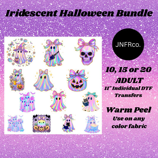 Iridescent Halloween Bundle - DTF Transfers