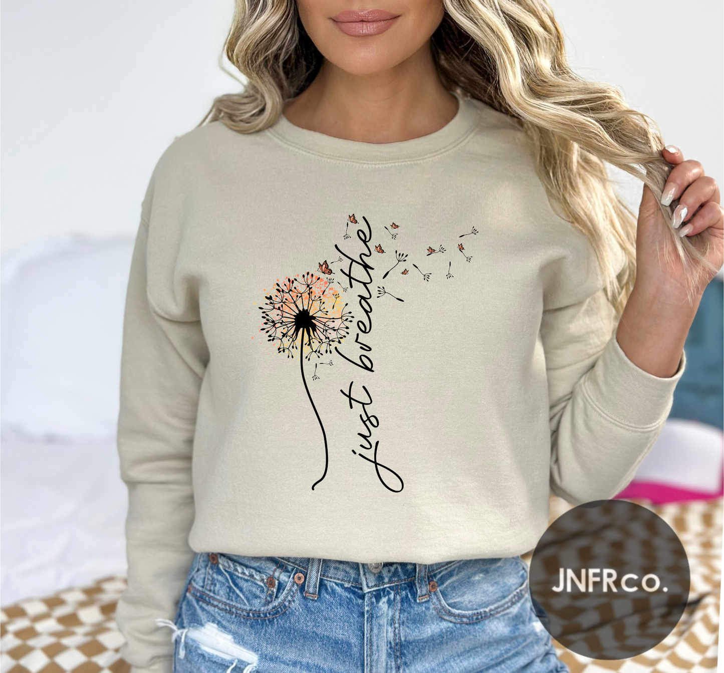 Just Breathe Crewneck Sweatshirt