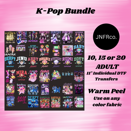 K-Pop Bundle - DTF Transfers