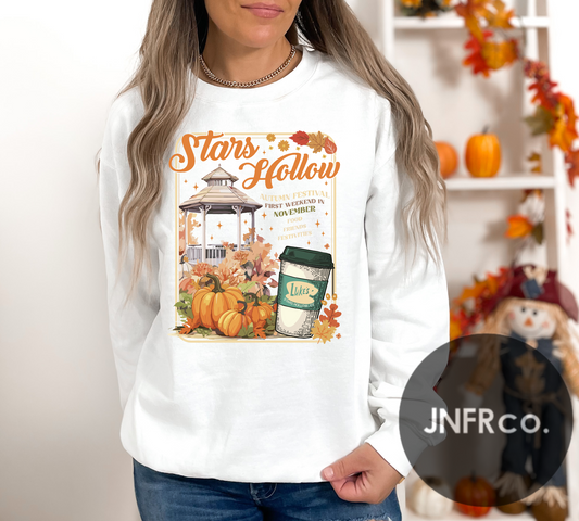 GG Stars Hollow Autumn Festival Crewneck Sweatshirt