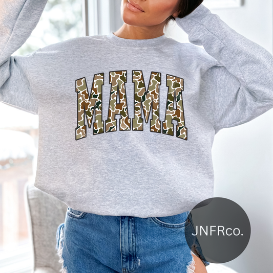 Mama Varsity Camo - DTF Transfer
