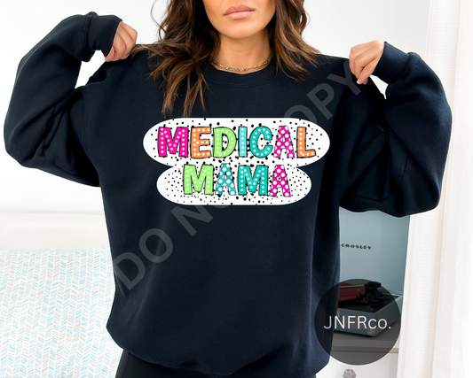 Medical Mama Neon Doodle - DTF Transfer