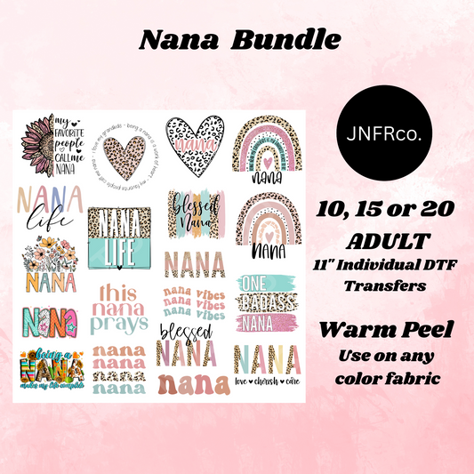 Nana Bundle - DTF Transfers