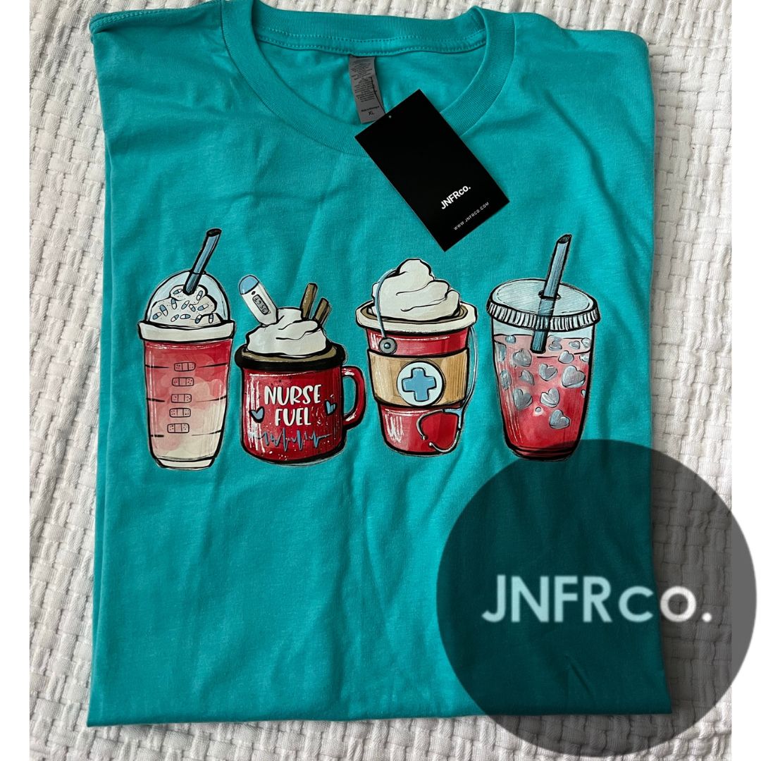 Nurse Fuel Lattes T-Shirt