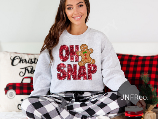 Oh Snap Gingerbread - DTF Transfer