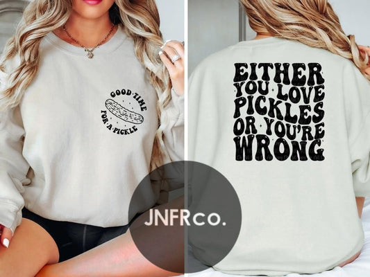 Pickle Crewneck Sweatshirt