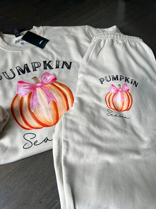 Pumpkin Season Coquette Matching Set