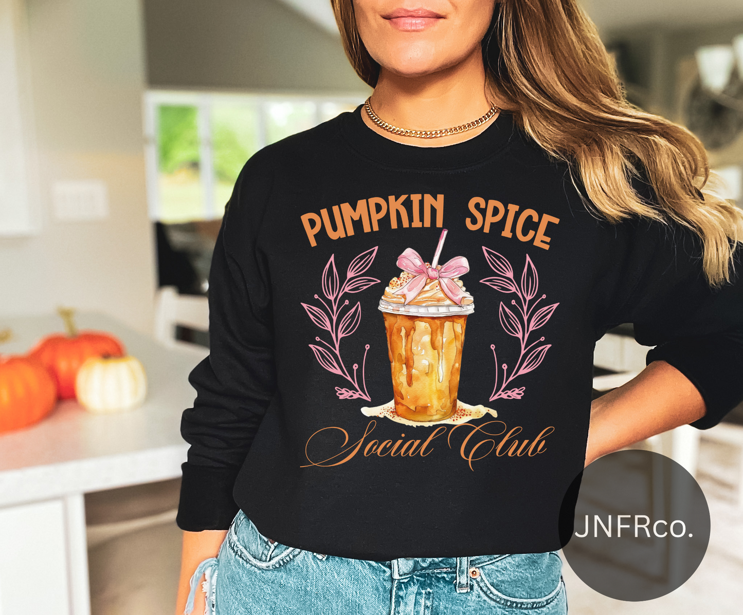 Pumpkin Spice Social Club Crewneck Sweatshirt
