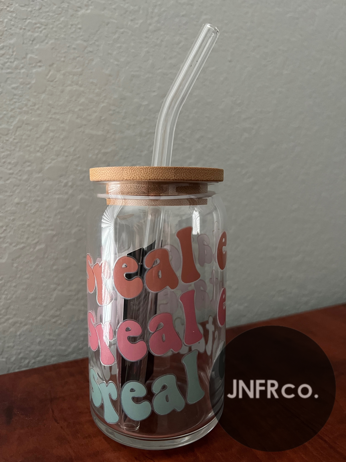 Real Estate Vibes 16oz. Glass Can