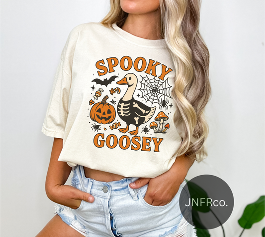 Spooky Goosey Comfort Colors T-Shirt