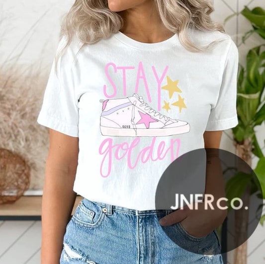 Stay Golden Sneaker T-Shirt