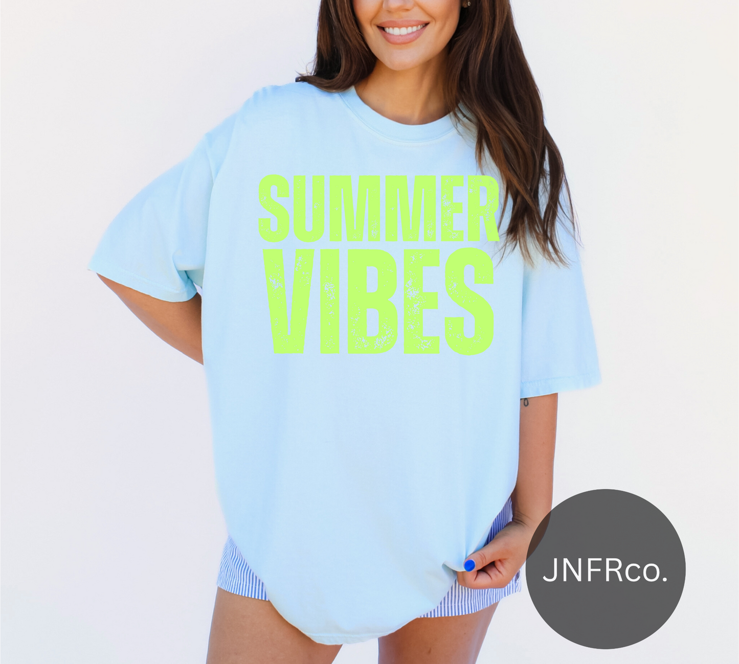 Summer Vibes Distressed T-Shirt