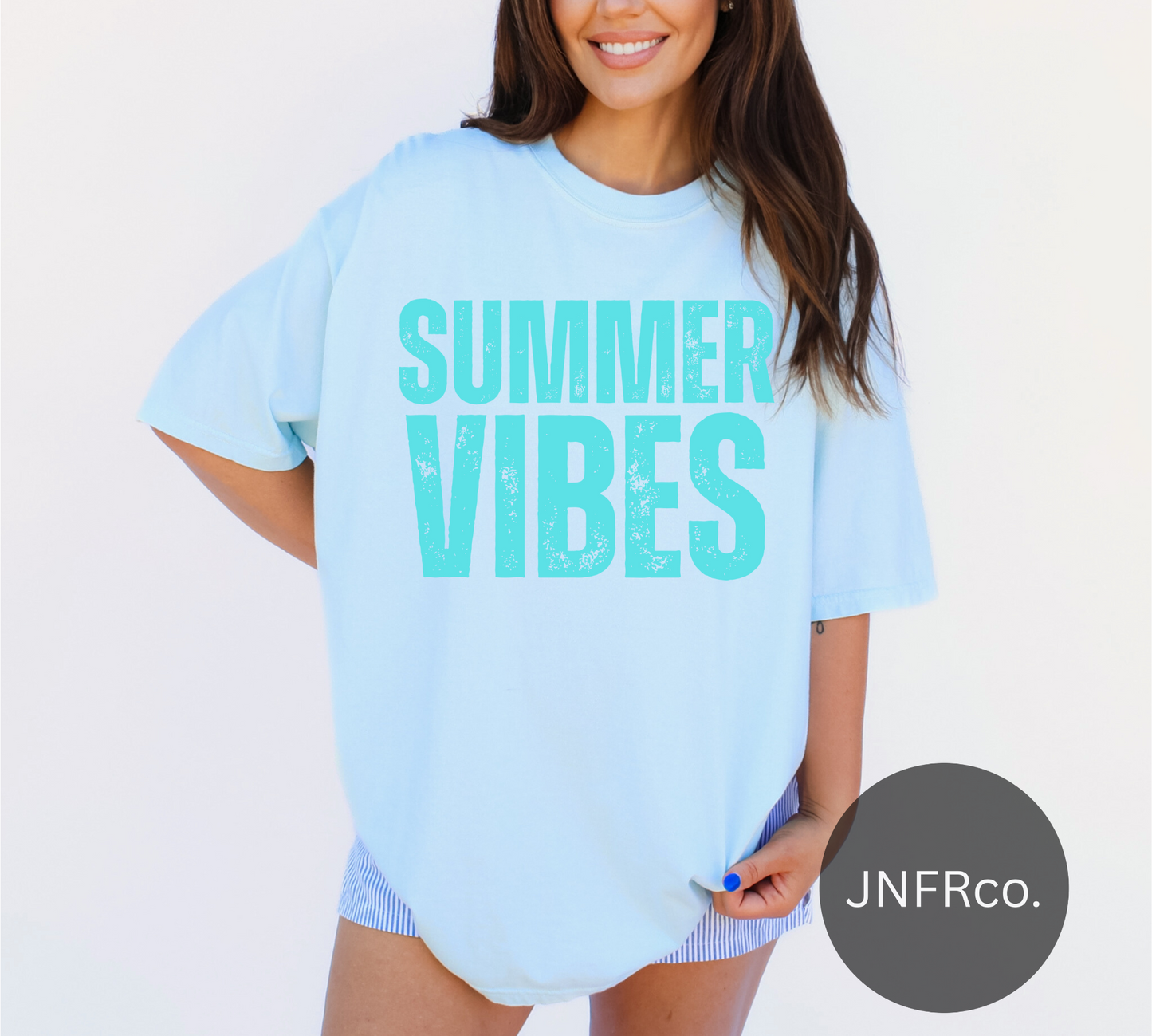 Summer Vibes Distressed T-Shirt