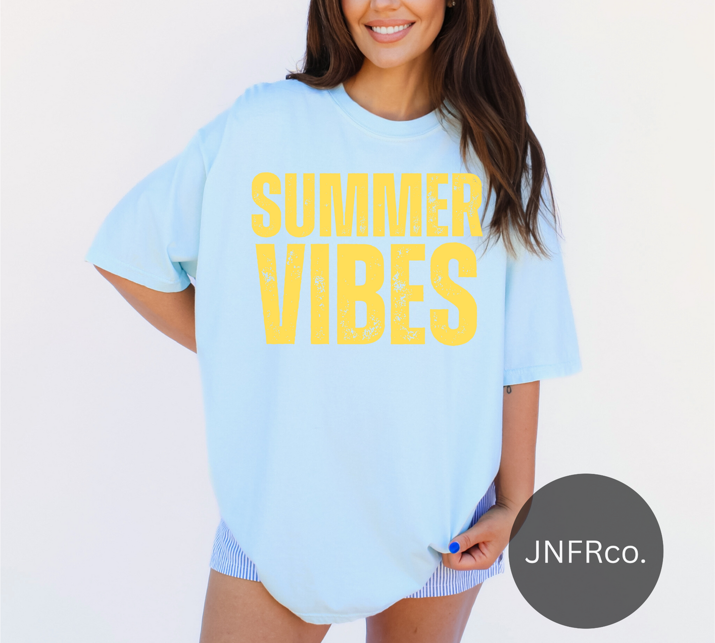 Summer Vibes Distressed T-Shirt