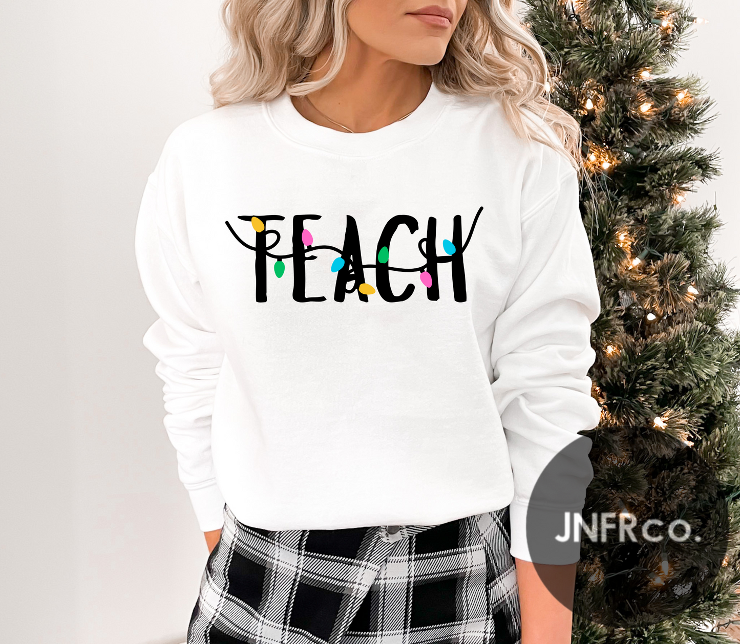 TEACH Christmas Lights - DTF Transfer