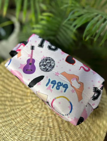 TS Black 1989 Zippered Pouch