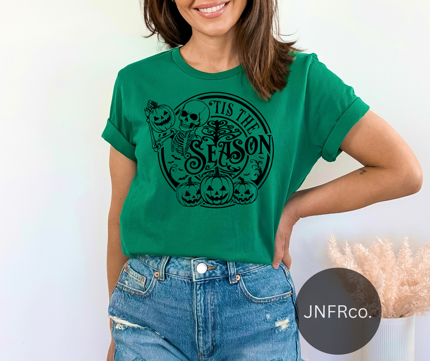 Tis the Season Halloween Spooky Skeleton T-Shirt
