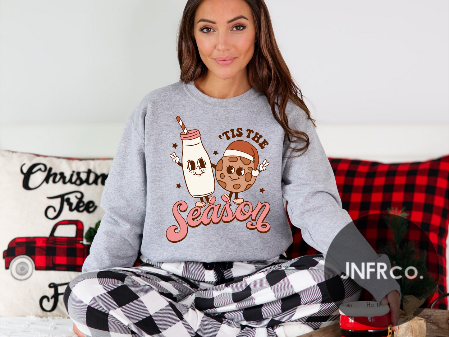 Tis the Season Milk & Cookie - DTF Transfer