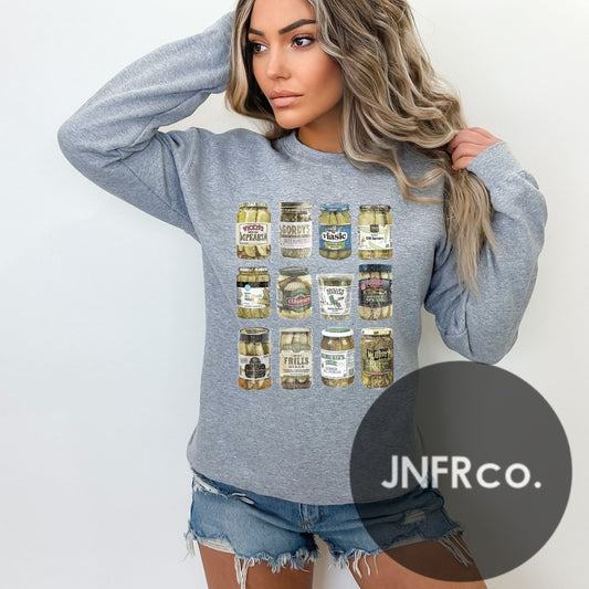 Pickle Jars Vintage Crewneck Sweatshirt