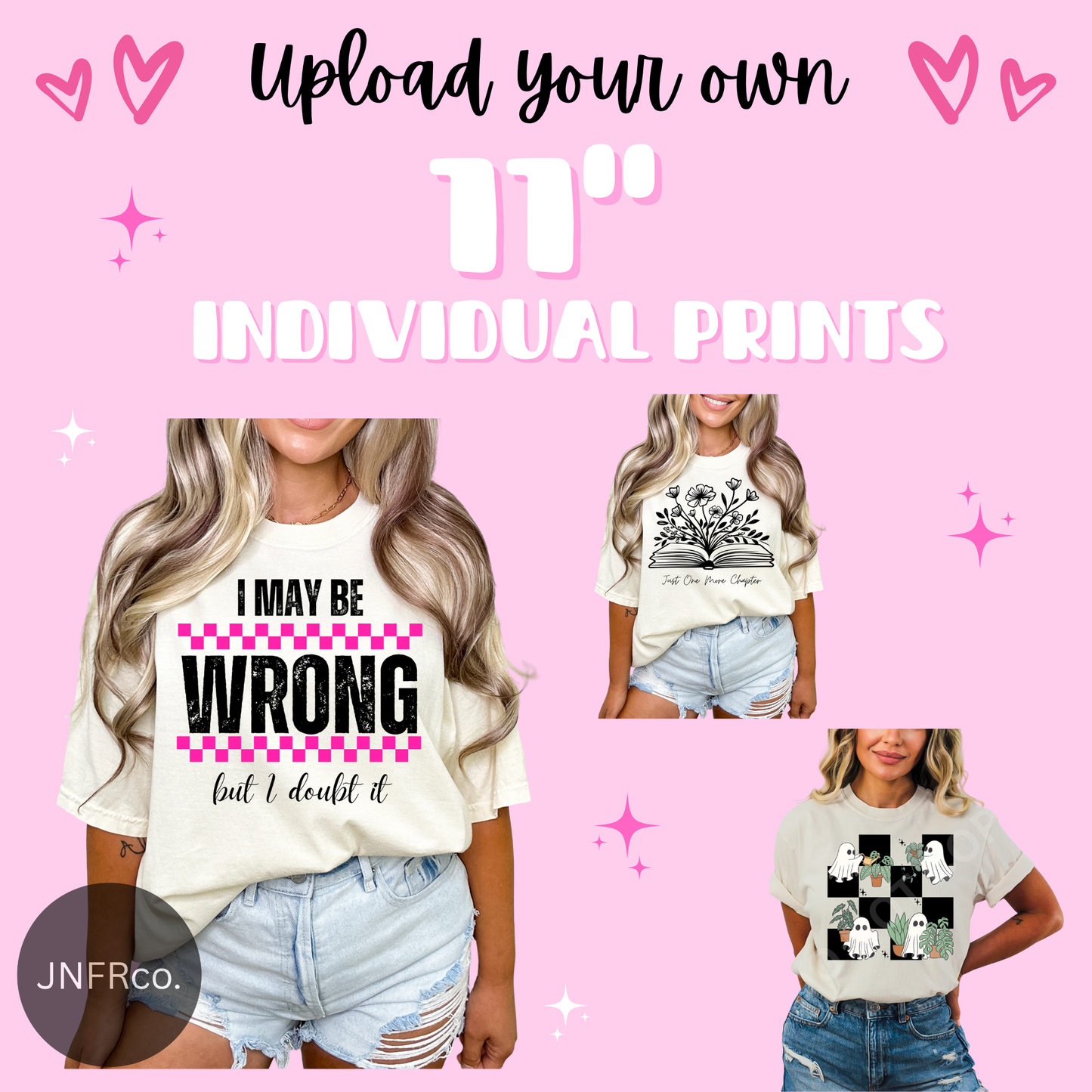 Custom DTF Upload Your Own Individual Print