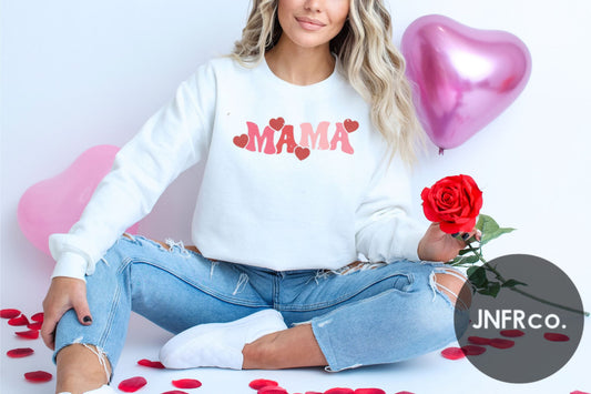 Mama Valentine Crewneck Sweatshirt