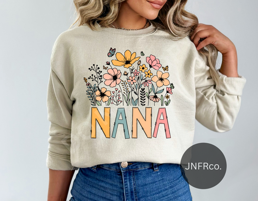 Wildflower Nana - DTF Transfer