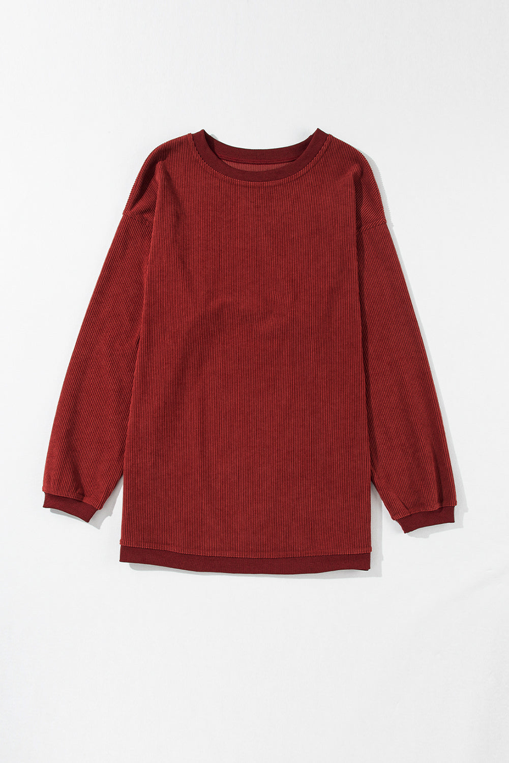 Cozy Me Up Ribbed Oversized Sweatshirt