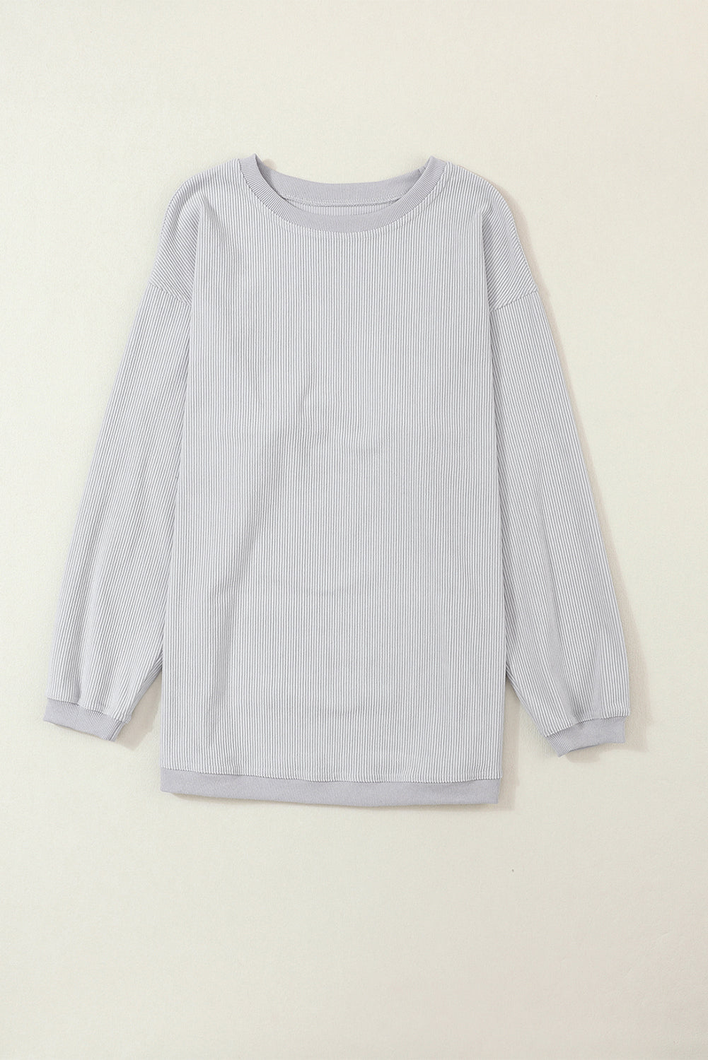 Cozy Me Up Ribbed Oversized Sweatshirt