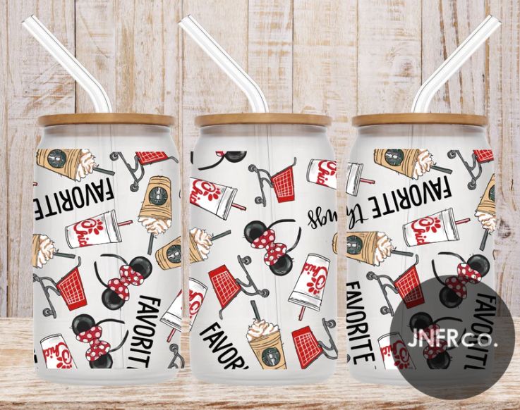 Favorite Things 16oz. Glass Can