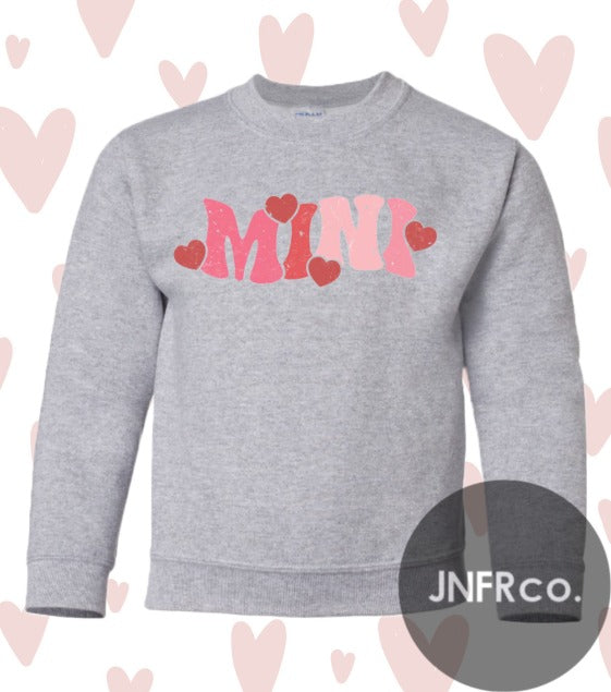 Mini Valentine YOUTH Crewneck Sweatshirt