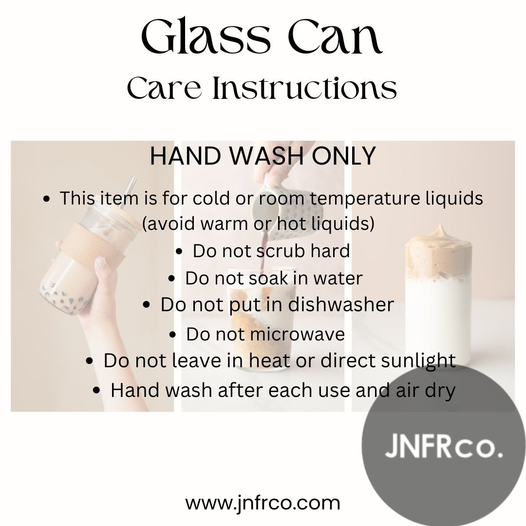 Coffee, Scrubs and Rubber Gloves 16oz. Glass Can