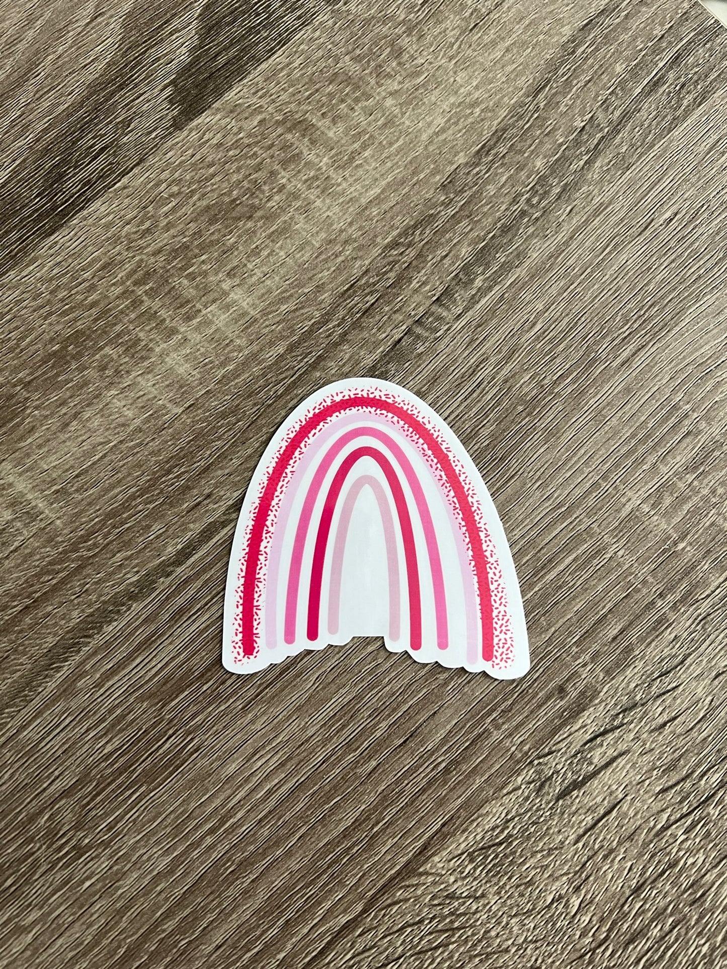 Rainbow Pink Sprinkles Sticker