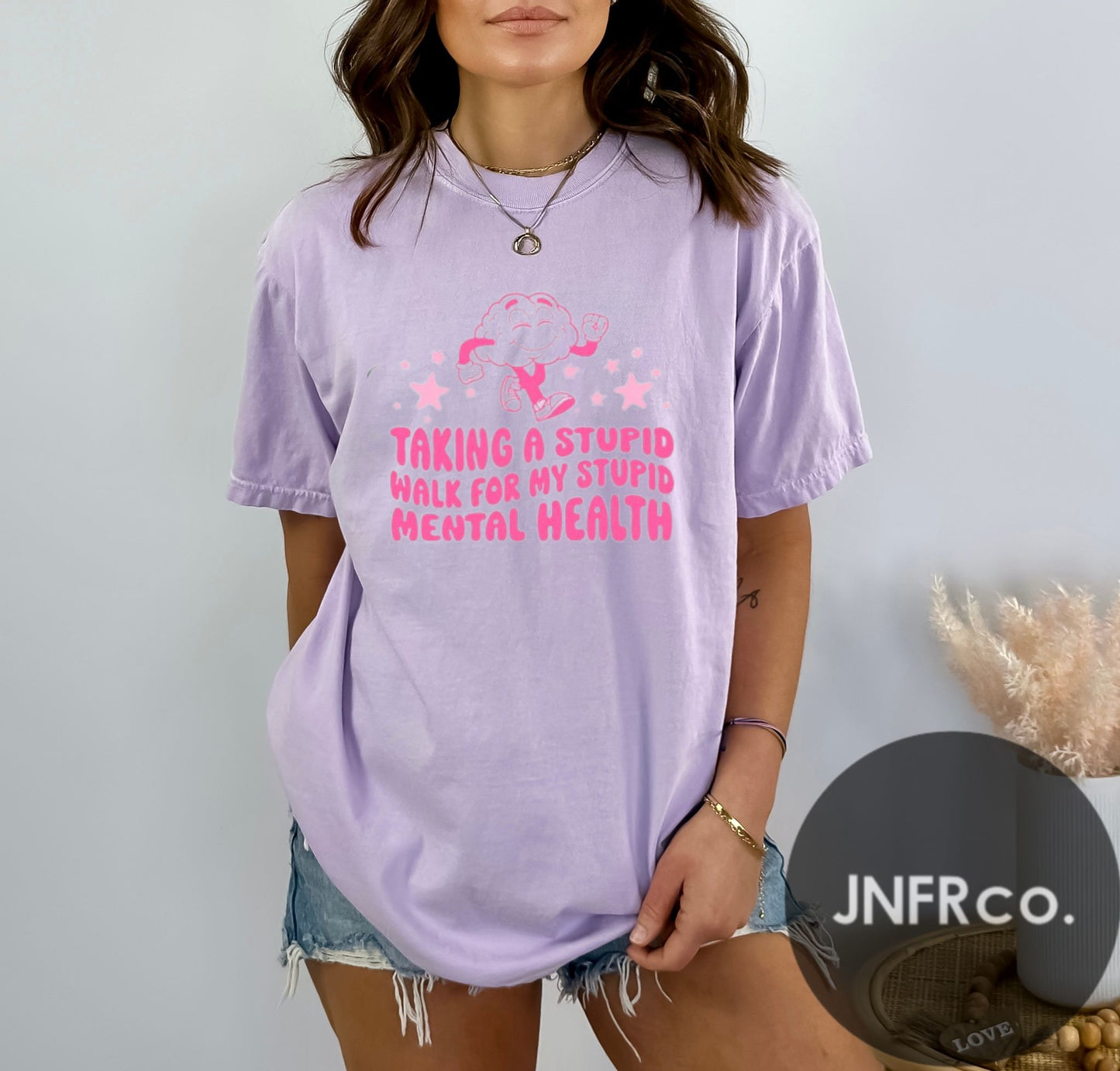 Taking a Walk for my Mental Health Comfort Colors T-Shirt